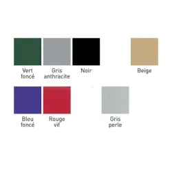 Best Sale RETIF Chaise Coque En Plastique Sur Poutre 2 Places - Coloris : Noir