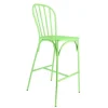 Discount RETIF Chaise De Bar D'Ext Rieur Empilable Biscarosse En Aluminium Vert D'Eau