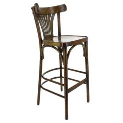 Outlet RETIF Chaise De Bar D'Int Rieur New Orl Ans En Bois Finition C Rus E Fonc E