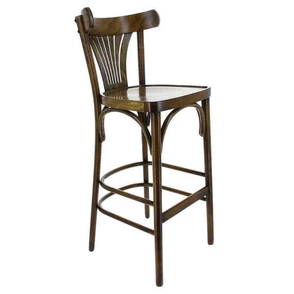 Outlet RETIF Chaise De Bar D'Int Rieur New Orl Ans En Bois Finition C Rus E Fonc E