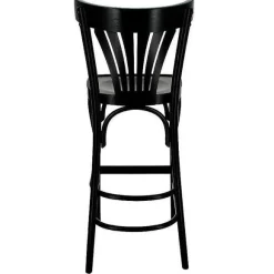 Discount RETIF Chaise De Bar D'Int Rieur New Orl Ans En Bois Finition Noire