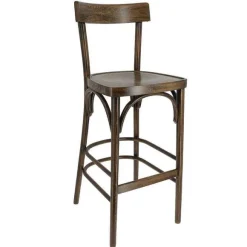 Best Sale RETIF Chaise De Bar D'Int Rieur Andel En Bois Finition C Rus E Fonc E