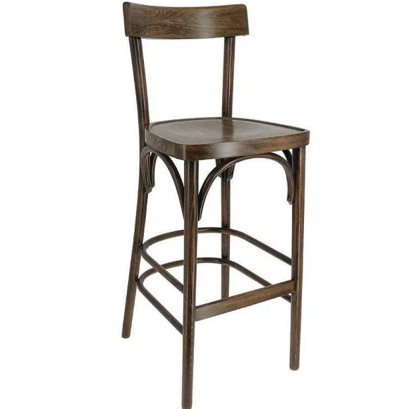 Best Sale RETIF Chaise De Bar D'Int Rieur Andel En Bois Finition C Rus E Fonc E