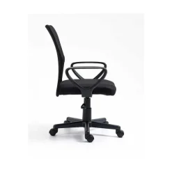 Clearance RETIF Chaise De Bureau Couleur Noire Ergonomique R Glable Avec Accoudoirs Base Nylon