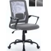 Cheap RETIF Chaise De Bureau En Tissu Et Filet Minnesota Gris/Noir