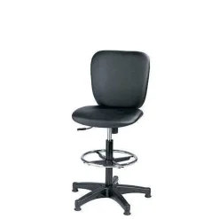 Hot RETIF Chaise De Caisse Cuir Noir 45X60X43Cm
