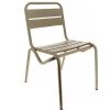 Flash Sale RETIF Chaise D'Ext Rieur Empilable Avignon En Aluminium Finition Taupe Par 4