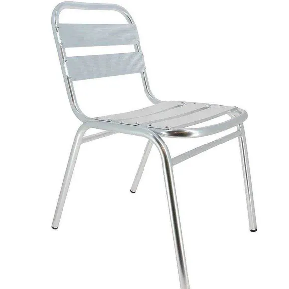 Best RETIF Chaise D'Ext Rieur Empilable Bruxelles En Aluminium