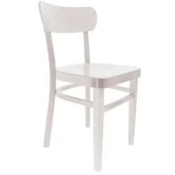 Store RETIF Chaise D'Int Rieur Bastia En Bois Finition Blanche - Par 2