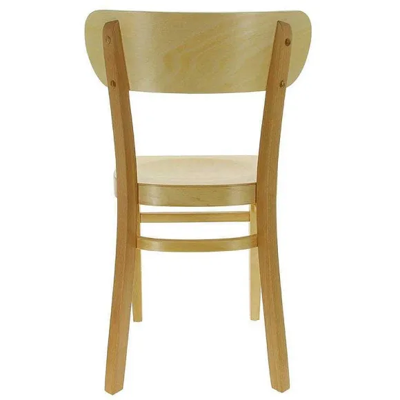 Best Sale RETIF Chaise D'Int Rieur Bastia En Bois Finition Naturelle - Par 2