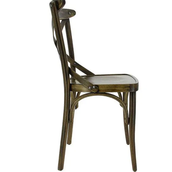 Cheap RETIF Chaise D'Int Rieur Chinon En Bois Finition C Rus E Fonc E - Par 2