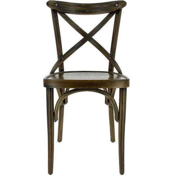 Cheap RETIF Chaise D'Int Rieur Chinon En Bois Finition C Rus E Fonc E - Par 2