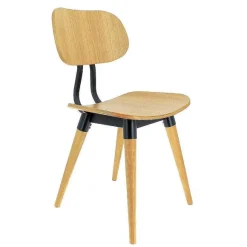 Shop RETIF Chaise D'Int Rieur Hambourg En M Tal Et H Tre Teint Ch Ne - Par 2