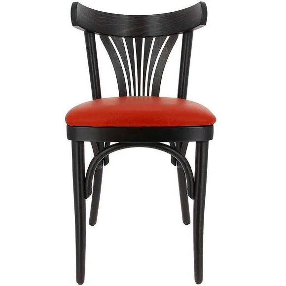 New RETIF Chaise D'Int Rieur New Orl Ans En Bois Assise Rembourr E En Simili Cuir - Par 2