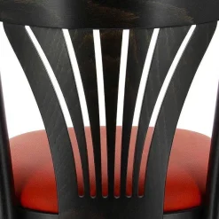 New RETIF Chaise D'Int Rieur New Orl Ans En Bois Assise Rembourr E En Simili Cuir - Par 2