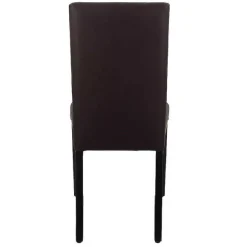 Hot RETIF Chaise D'Int Rieur S Ville En Bois Tapiss E D'Un Simili Cuir Chocolat - Par 2