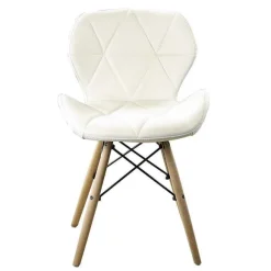 Flash Sale RETIF Chaise Eiffel Beige Matelass E (54,5 X 53 X 71 - Hauteur De L'Assise 45,5 Cm)