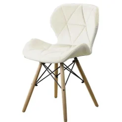 Flash Sale RETIF Chaise Eiffel Beige Matelass E (54,5 X 53 X 71 - Hauteur De L'Assise 45,5 Cm)