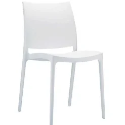 Flash Sale RETIF Chaise Empilable D'Ext Rieur En Polypropyl Ne Inca Coloris Blanc