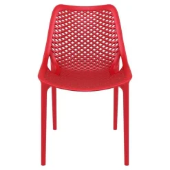 Cheap RETIF Chaise Empilable D'Ext Rieur En Polypropyl Ne Air Coloris Rouge Par 4