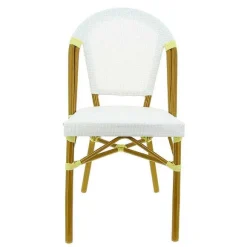 Best RETIF Chaise Empilable D'Ext Rieur En Aluminium Et Textyl Ne Biarritz Coloris Cru