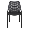Cheap RETIF Chaise Empilable D'Ext Rieur En Polypropyl Ne Air Coloris Gris Fonc Par 4
