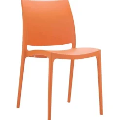 Online RETIF Chaise Empilable D'Ext Rieur En Polypropyl Ne Inca Coloris Orange