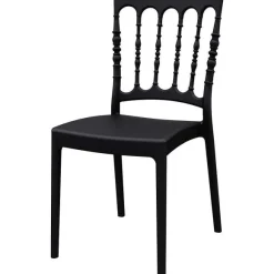 Discount RETIF Chaise Empilable Gamme 'Napoleon' Noire