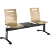 Fashion RETIF Chaise En Bois Sur Poutre Avec Dossier A R - 2 Places