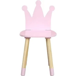 Fashion RETIF Chaise Enfant En Bois Couronne