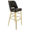 New RETIF Chaise Haute D'Int Rieur En Bois Colis E Confort Coloris Chocolat