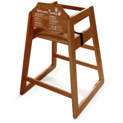 Outlet RETIF Chaise Haute Empilable Bois Fonc Welcome Family