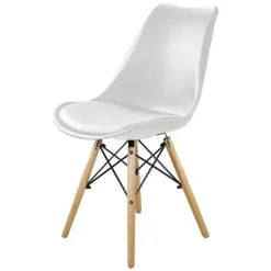 Flash Sale RETIF Chaise Nordic Blanche (56 X 48 X 82,5 - Hauteur De L'Assise 48 Cm)