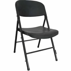 Shop RETIF Chaise Pliante Furnitrade -Jumbo Noire- Par 6