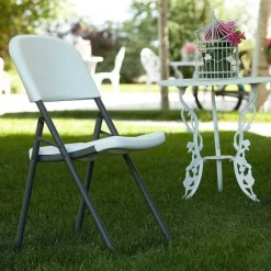 Sale RETIF Chaise Pliante Gamme 'Loop Leg' Blanche.