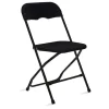 Best RETIF Chaise Pliante Noire Acier 40X45X81Cm