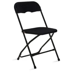 Best RETIF Chaise Pliante Noire Acier 40X45X81Cm