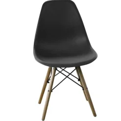 Clearance RETIF Chaise Stockholm Noire (53X46X80 - Hauteur D'Assise Au Sol 4 Cm)