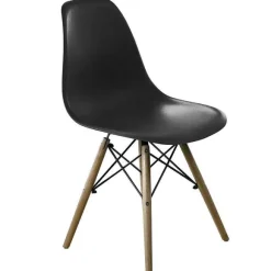 Clearance RETIF Chaise Stockholm Noire (53X46X80 - Hauteur D'Assise Au Sol 4 Cm)