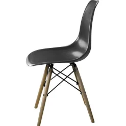 Clearance RETIF Chaise Stockholm Noire (53X46X80 - Hauteur D'Assise Au Sol 4 Cm)