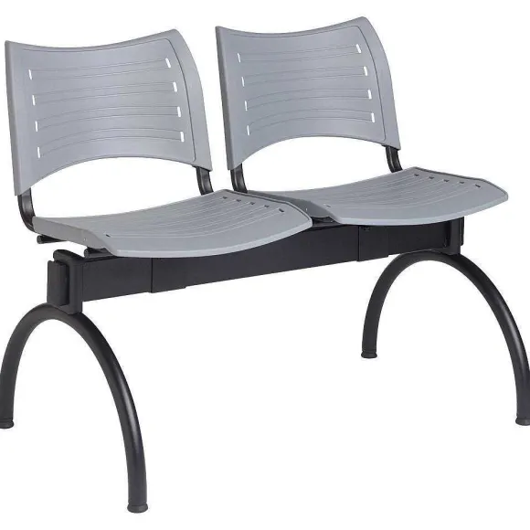 Online RETIF Chaise Sur Poutre Avec Coque Plastique 3 Places - Coloris : Orange