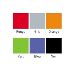 Best Sale RETIF Chaise Sur Poutre Avec Coque Plastique 3 Places - Coloris : Noir