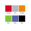 Hot RETIF Chaise Sur Poutre Avec Coque Plastique 3 Places - Coloris : Bleu