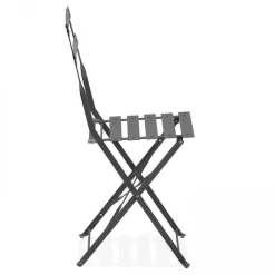 Sale RETIF Chaises Pliante Rome Acier Gris 42X46X82 Cm- Par 2