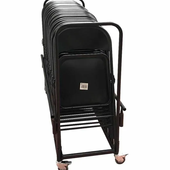 Outlet RETIF Chariot Capacit 25 Chaises Pliantes- Furnitrade