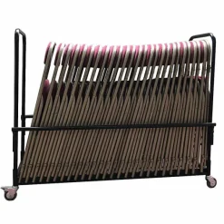 Outlet RETIF Chariot Capacit 25 Chaises Pliantes- Furnitrade