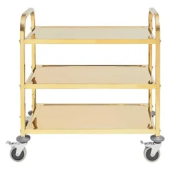 Cheap RETIF Chariot De Service Desserte Restaurant Cantine Cuisine Acier Inoxydable Vaisse