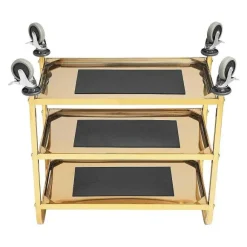Cheap RETIF Chariot De Service Desserte Restaurant Cantine Cuisine Acier Inoxydable Vaisse