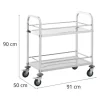 Cheap RETIF Chariot De Service En Acier Inoxydable Chariot De Service Restaurant (Capacit