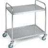 Fashion RETIF Chariot De Service En Inox 2 Plateaux
